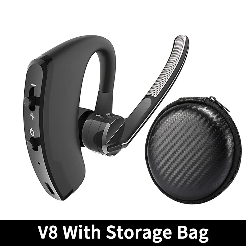 VAORLO V9 Bluetooth Earphone Sport Driver Car Wireless Headphone With Mic HD Handsfree Calling Stereo Muics Business Headset V8