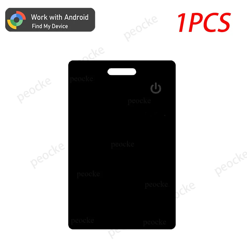 Wallet Anti-loss Card Ultra-thin GPS Location with Google Find My Bluetooth Device Smart Tracking Tag For Android Wireless Charg