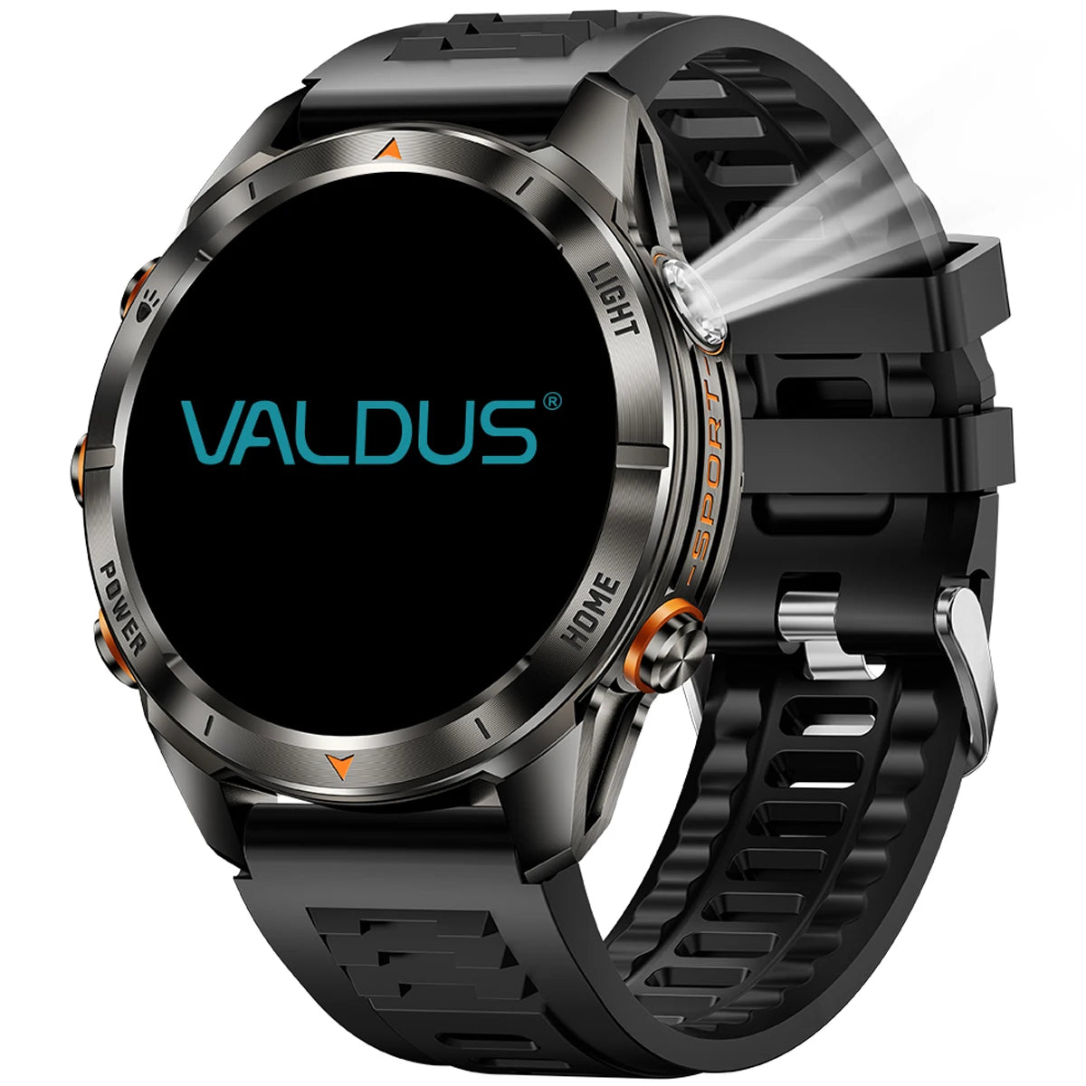 VALDUS Support Pressure Monitoring Time Blood Oxygen Monitoring Smart Watchr 30 Meters Deep Water Resistance  VD27 Smartwatch
