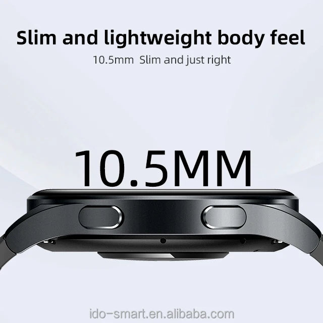 2025 New Arrival Luxury Smartwatch 1.43 Amoled Display Waterproof IP68 Blood Oxygen Heart Rate Monitoring Sport Fitness IOS