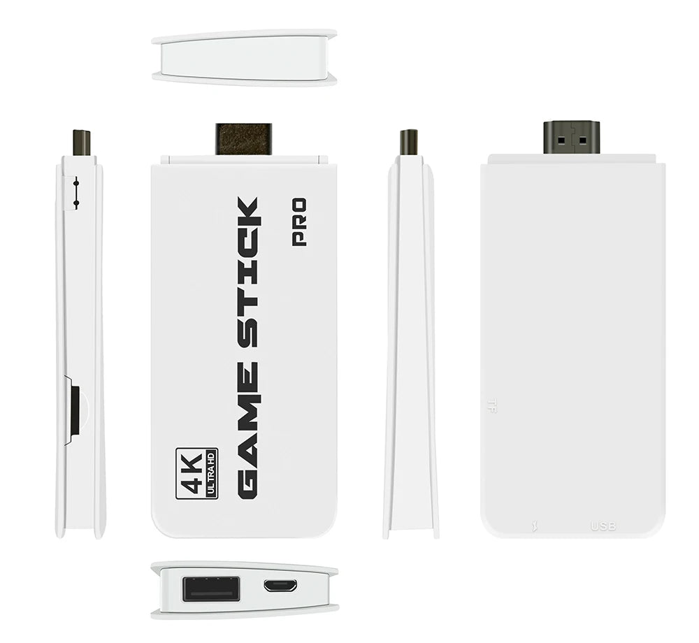 Drop Shipping M15 PRO PlUSGame Stick 64GB 128GB 4K HD GAMES Player Wireless Gamepad HandHeld 2025 Classic TV Video Game Console