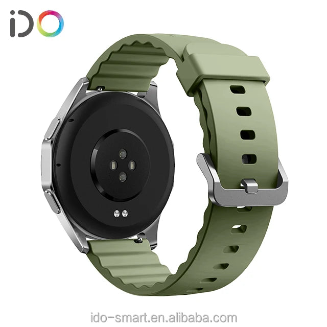 2024 Factory Sale Fashion Smart Watch GTX15 with VeryFit APP Heart Rate Monitoring for Android IOS Operation Round Item Shape