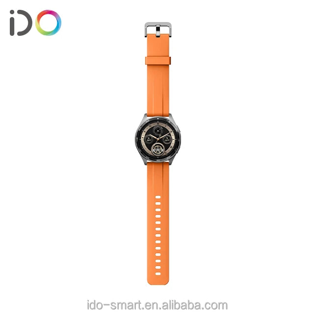 2024 Factory Sale Fashion Smart Watch GTX15 with VeryFit APP Heart Rate Monitoring for Android IOS Operation Round Item Shape