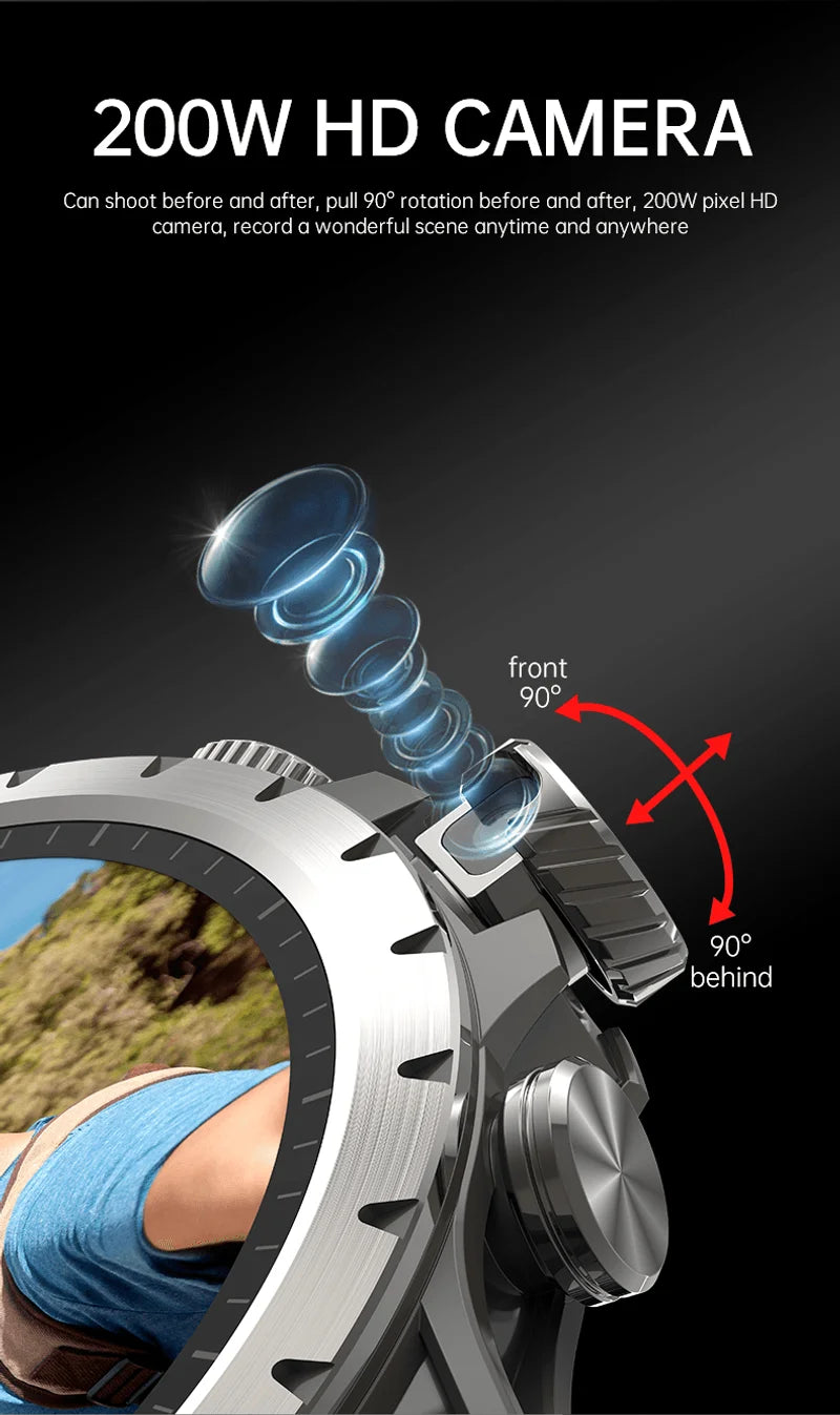 VALDUS GPS Android 8.1 Mobile 4G Supports 200W Single Camera Waterproof Smartwatch 750mAh Long Battery Life VG54 Smart Watch