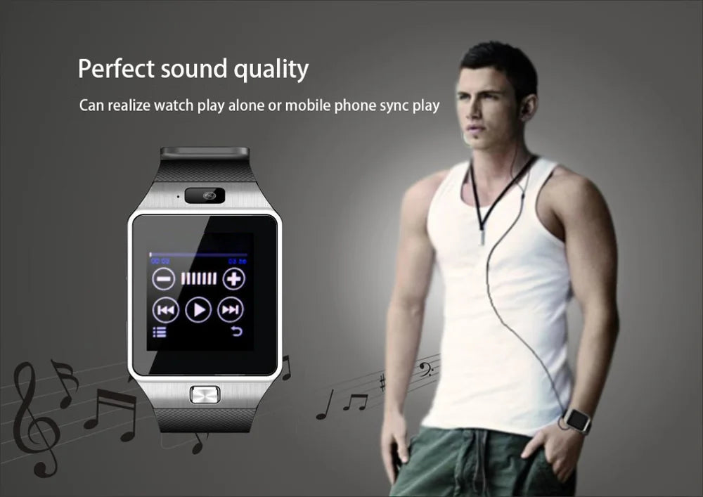 Dropshipping Products 2023 Best Selling Drop Shipping Touch Screen Smartwatch Dz09 Smart Watch with Camera Support Sim Card