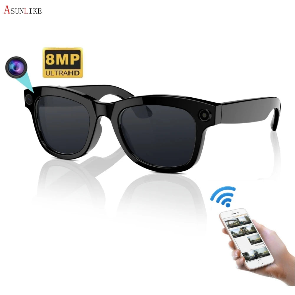 M01pro Fashion Smart Sunglasses with 8MP Camera Take Pictures Video  AI Translation ChatGPT BT Calling Music Smart Glasses Men