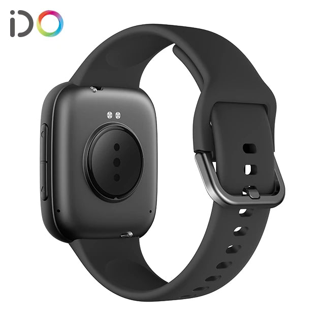 1.85inch AMOLED Smart Watch Touch Screen BT Calling 3ATM Waterproof Heart Rate Pedometer Calorie Counter Sleep Tracker Square