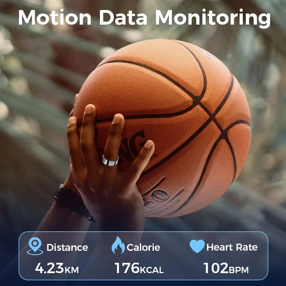 VALDUS VR11 Men Women Sleep Heart Rate Monitor Fitness Tracker Health Smart Ring