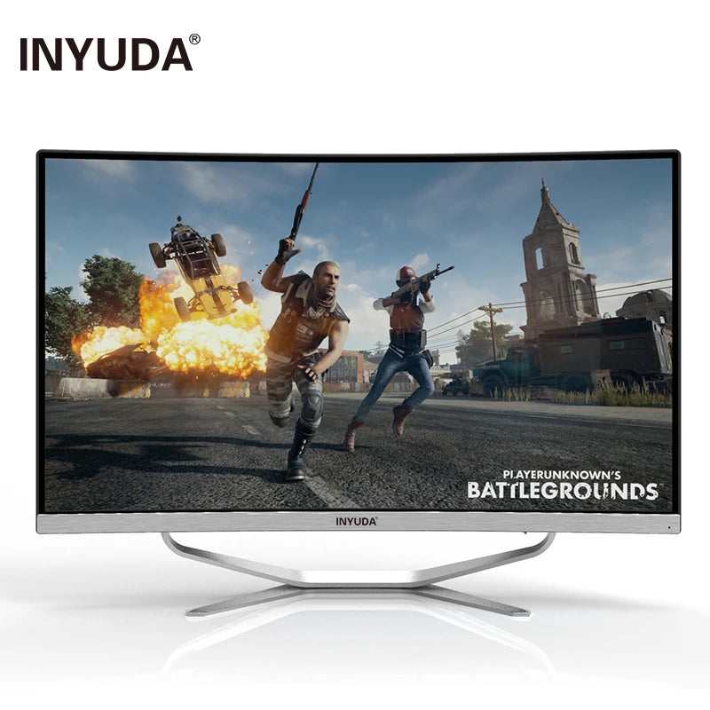 11th Core I9 16GB DDR4 RAM 1TB SSD 4GB Graphics Card 24 Inch Curved Screen All-in-One AIO Desktop PC for Gaming