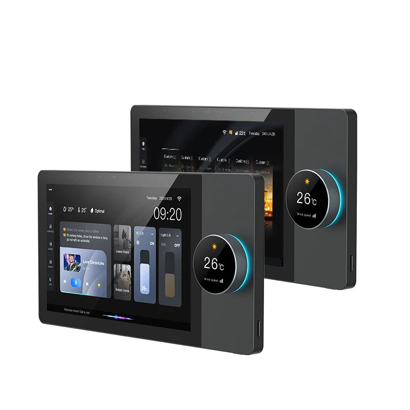 Tuya 8 Ich Center Control Panel Support WiFi,Zigbee and 485, Can Control Smart Switches,smart Sockets,lights,curtains,music