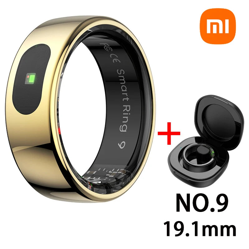 Xiaomi NEW Smart Ring Bluetooth Health Monitor Heart Rate Blood Oxygen Sleep Body Control Waterproof Sport Ring For Android IOS