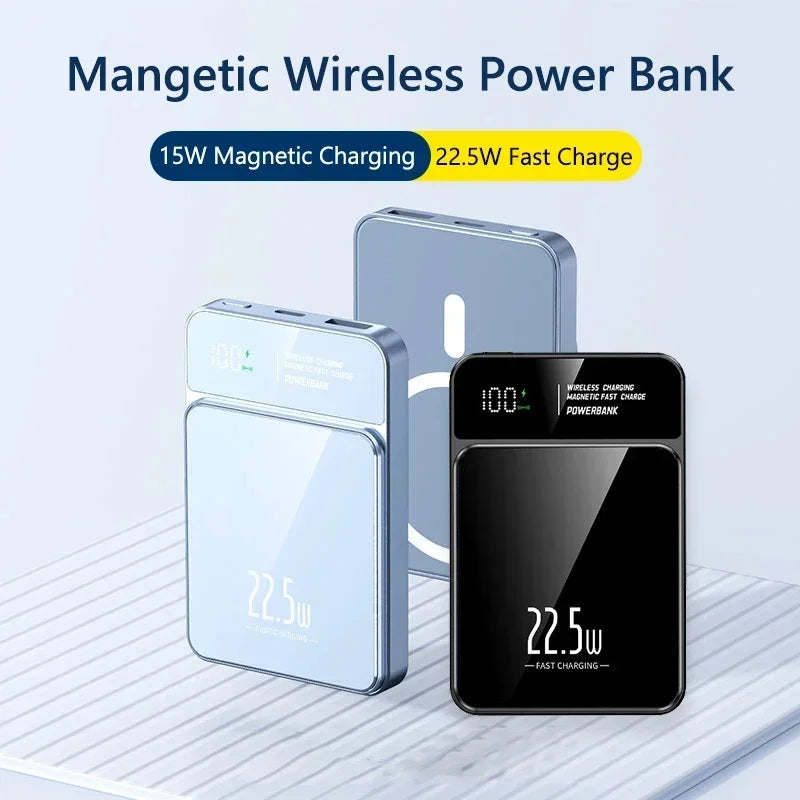 Magnetic Power Bank 30000mAh 20W Wireless Fast Charger for iPhone 15 14 13 12 Samsung S23 S22 Xiaomi Portable Battery Powerbank