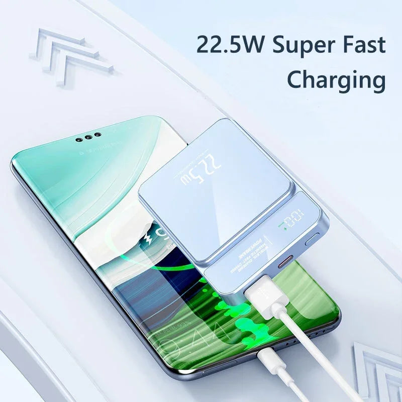 Magnetic Power Bank 30000mAh 20W Wireless Fast Charger for iPhone 15 14 13 12 Samsung S23 S22 Xiaomi Portable Battery Powerbank