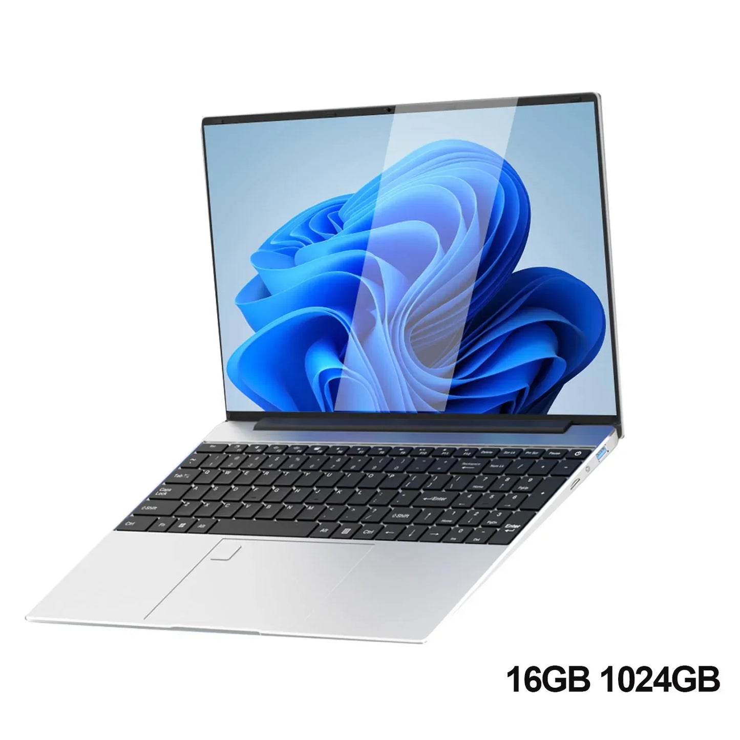 2025 NEW 15.6" Laptop Portable Intel N95 32GB DDR4 2TB SSD 7500mAh Windows11 Office Notebook Pc Gamer with Backlit Fingerprint