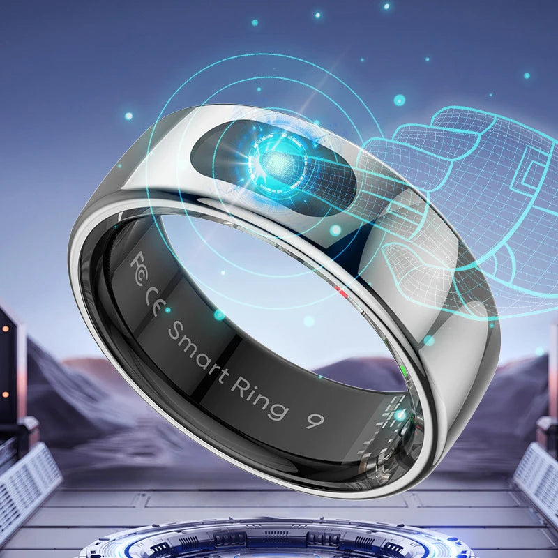 Xiaomi NEW Smart Ring Bluetooth Health Monitor Heart Rate Blood Oxygen Sleep Body Control Waterproof Sport Ring For Android IOS