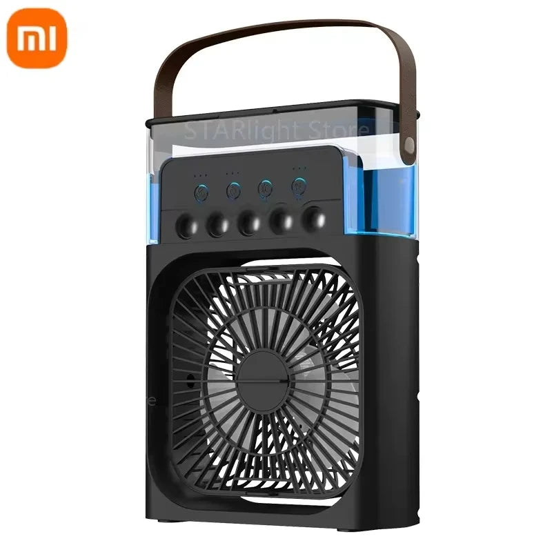 Xiaomi MIJIA 3-in-1 Portable Air Conditioners Fan With LED Night Light Household Mini Air Cooler For Office Home Adjustable Fan