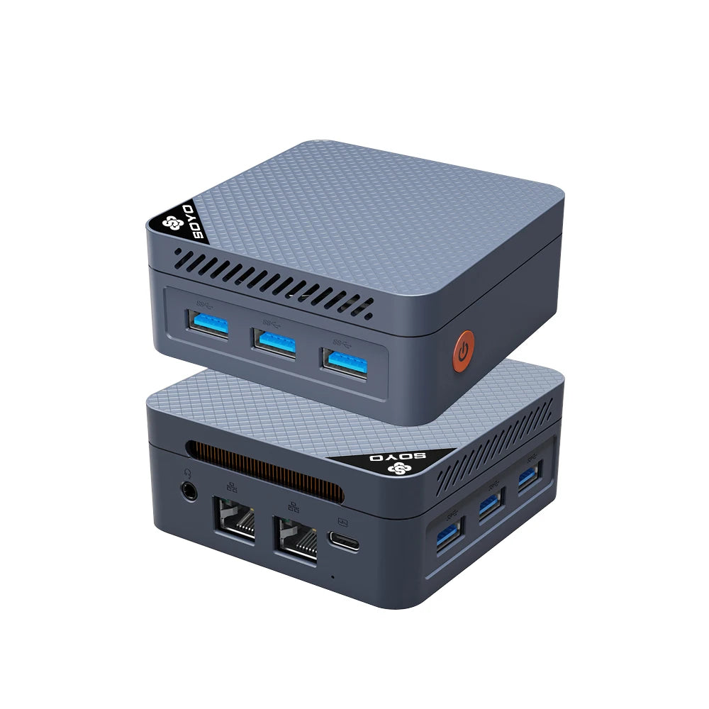 SOYO M4 Mini Mini PC Intel Twin Lake N150 CPU Mini Gaming Computer 12GB DDR5 512GB RAM Windows 11 Pro WiFi5 BT5.2 Type-C USB3.2