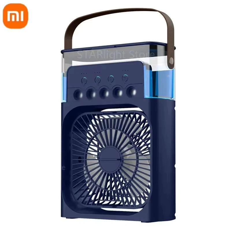 Xiaomi MIJIA 3-in-1 Portable Air Conditioners Fan With LED Night Light Household Mini Air Cooler For Office Home Adjustable Fan