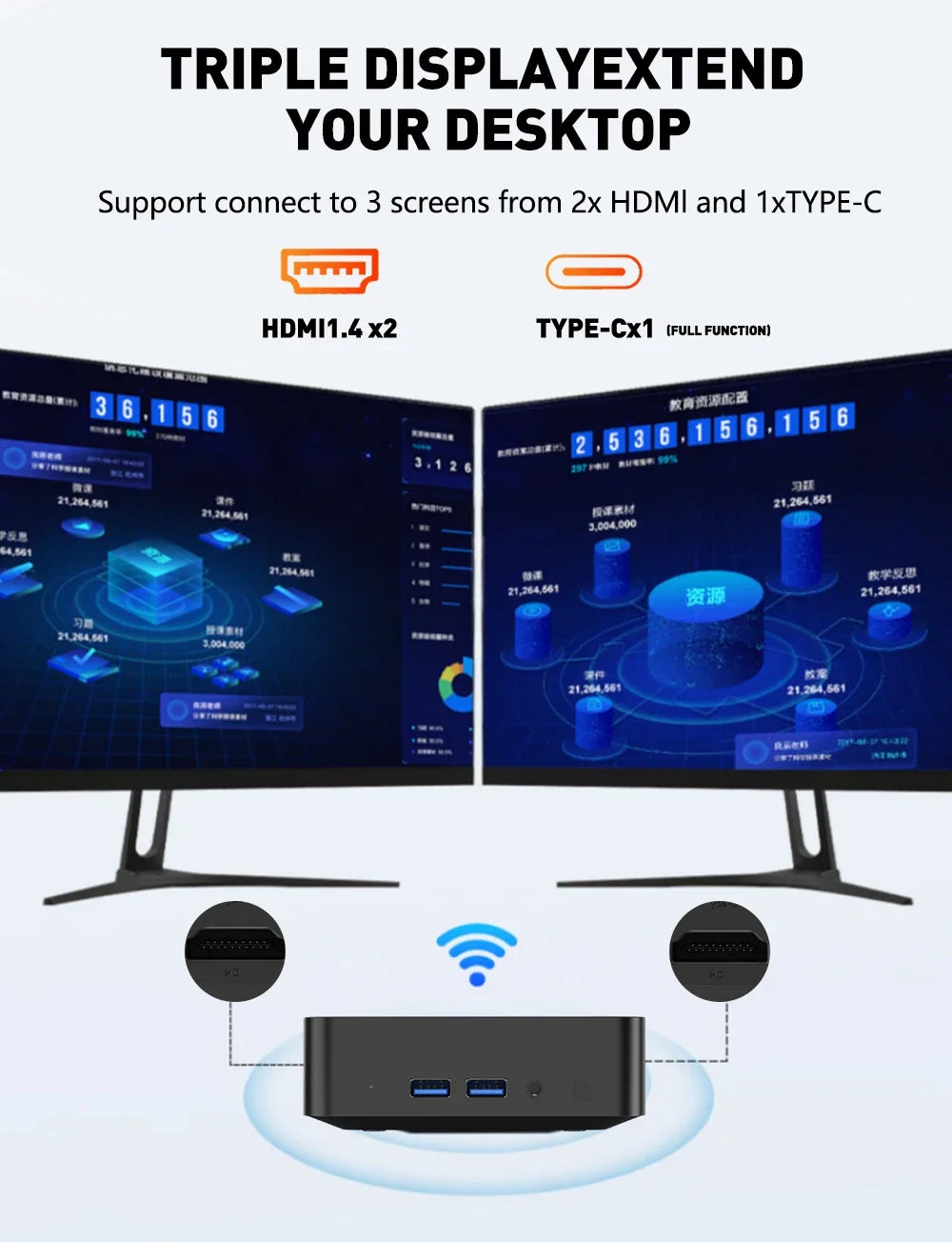 Mini Computer Intel Core i9 8950HK N5095A Mini PC Windows 11 Gaming Computer DDR4 16GB SSD 1TB Wifi 6 BT5.2 Portable PC Desktop