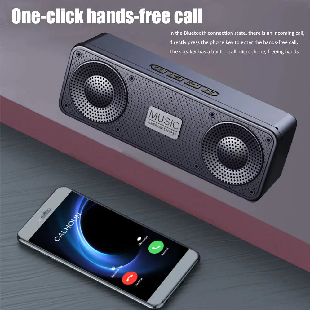 S18 Wireless Creative Bluetooth Smart Speaker Mobile Phone Audio Computer Subwoofer Outdoor Convenient Radio