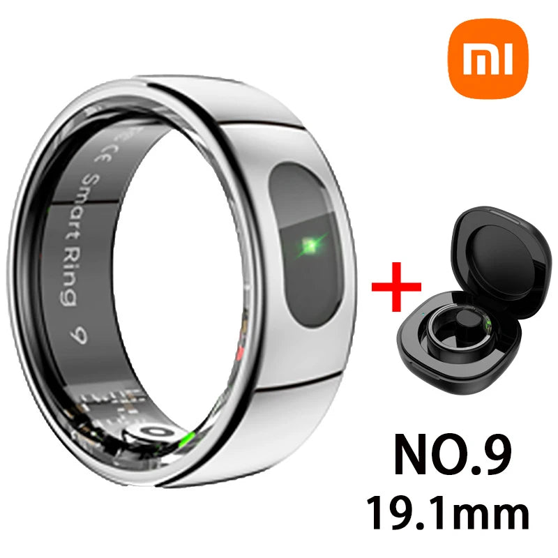 Xiaomi NEW Smart Ring Bluetooth Health Monitor Heart Rate Blood Oxygen Sleep Body Control Waterproof Sport Ring For Android IOS
