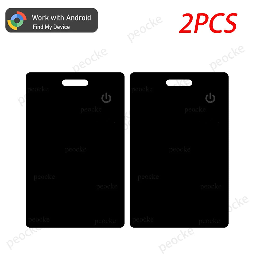 Wallet Anti-loss Card Ultra-thin GPS Location with Google Find My Bluetooth Device Smart Tracking Tag For Android Wireless Charg