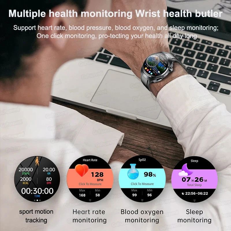 For Xiaomi New 2 in 1 Smart Watch With Earbuds Smartwatch TWS Bluetooth Earphone Heart Rate Blood Oxygen Monitor Sports Watch