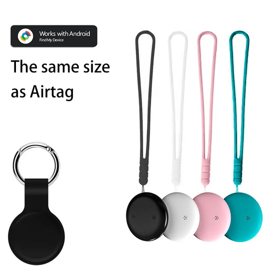 Mini GPS Tracker Airtag Google Find My Device Portable Locator Key Loss Prevention IP67 Waterproof Devices Global Positioning