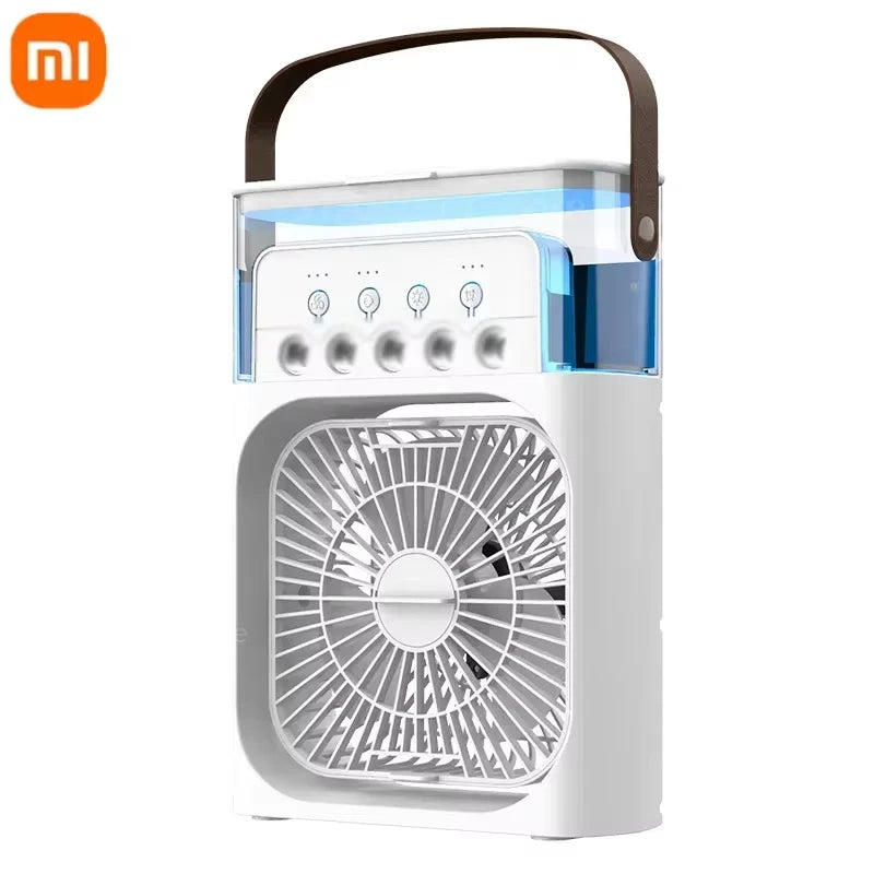 Xiaomi MIJIA 3-in-1 Portable Air Conditioners Fan With LED Night Light Household Mini Air Cooler For Office Home Adjustable Fan
