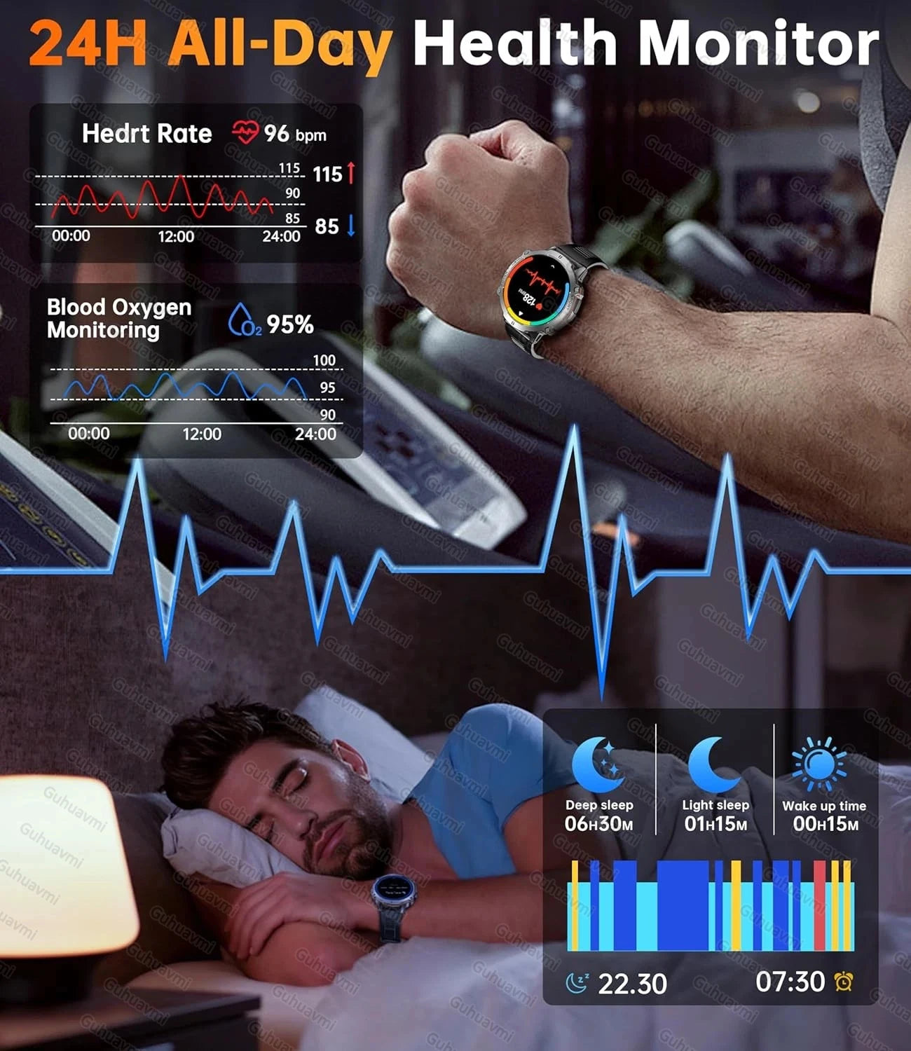 New T-REX3 Fitness Smart Watch 1000mAh Large Battery Durable Compass Altimeter 10ATM Waterproof BT Call 100+Sports Men Bracelet