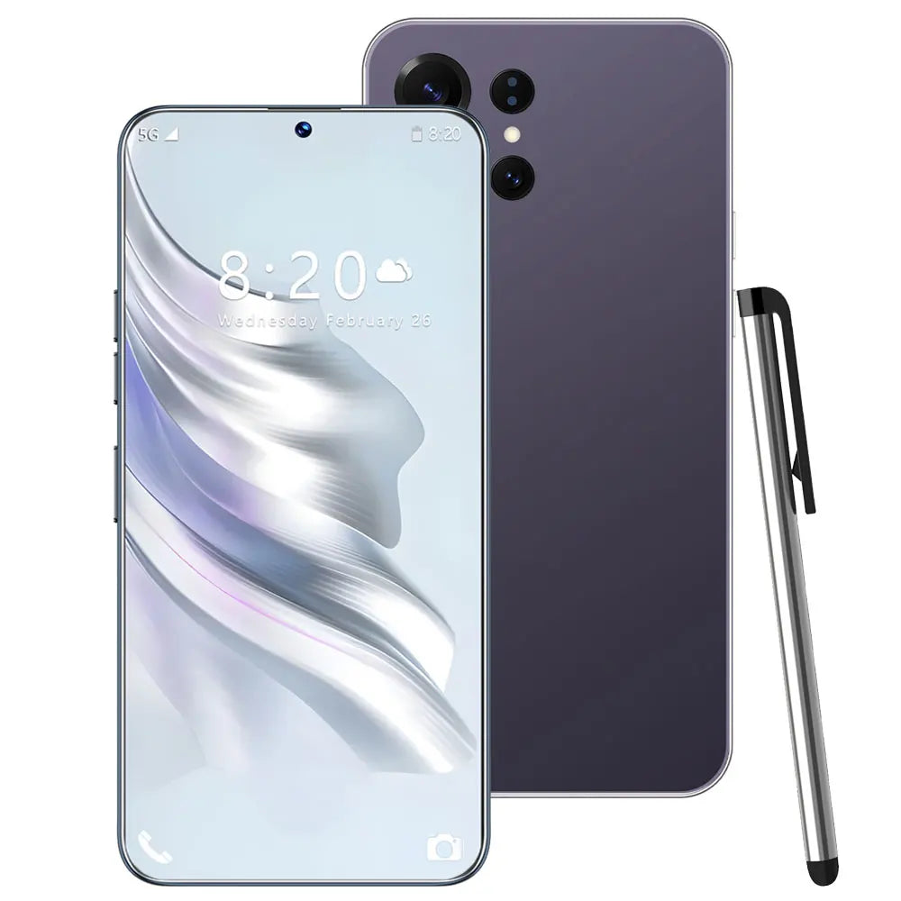 Brand New 14T Pro Smartphone 5G 7.3HD Dual SIM Card 22G+2TB Cell Phone 8000mAh Android Global Version Mobile Phones Cellphones