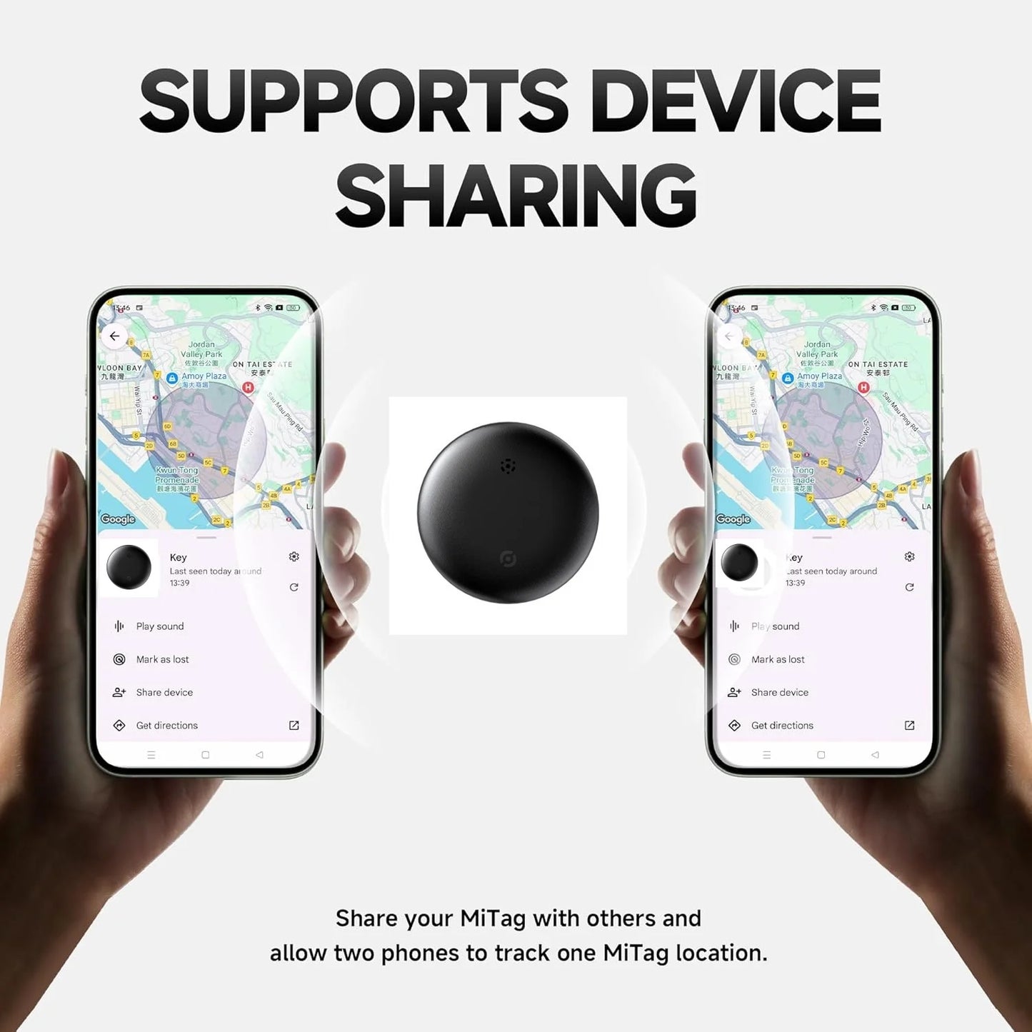 Mini GPS Tracker Airtag Google Find My Device Portable Locator Key Loss Prevention IP67 Waterproof Devices Global Positioning