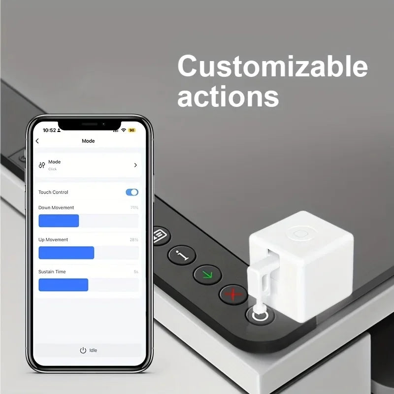Tuya Zigbee Fingerbot Plus Smart Fingerbot Switch Button Pusher APP Timer Voice Control Works with Alexa Google Home Assistant